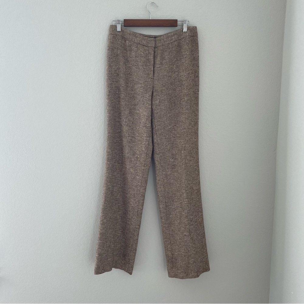 Lafayette 148 New York Brown Tweed Pants